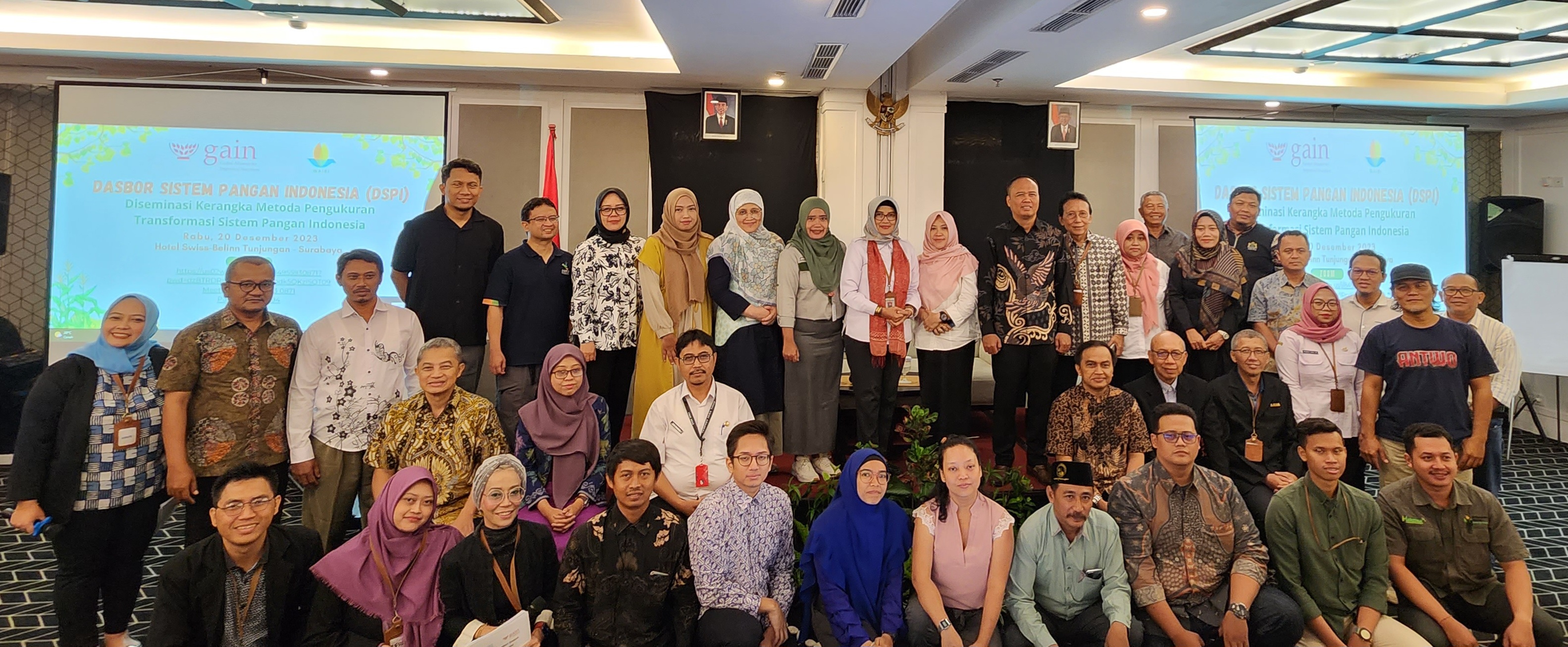 Diseminasi Kerangka Metoda Pengukuran Transformasi Sistem Pangan Indonesia: Dasbor Sistem Pangan Indonesia (DSPI) - Surabaya