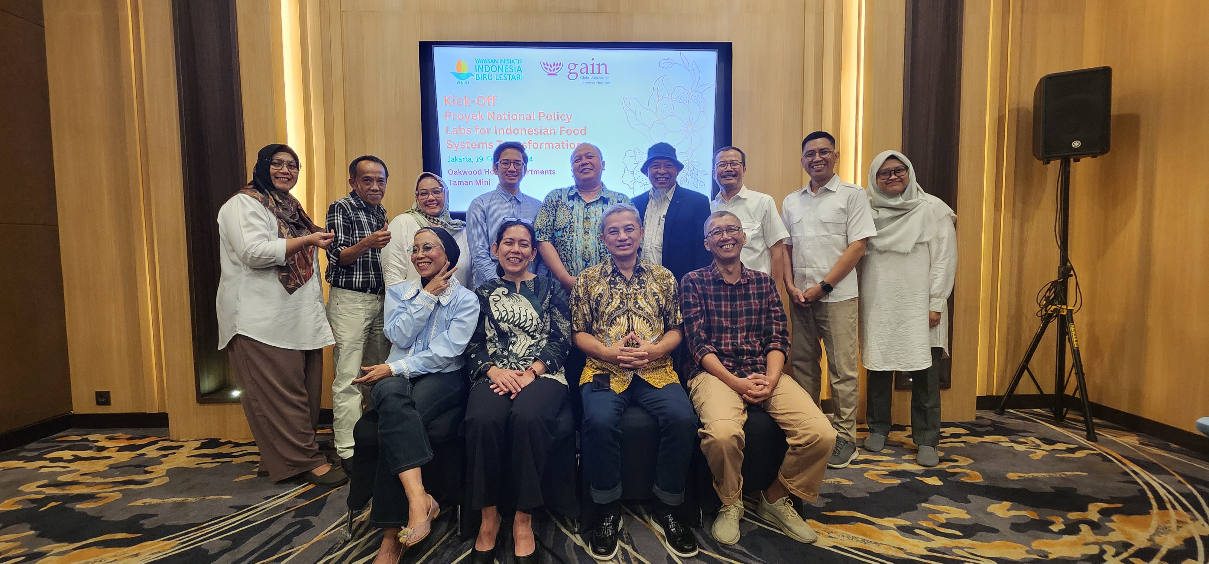 Kick-Off Proyek National Policy Labs for Indonesian Food Systems Transformation