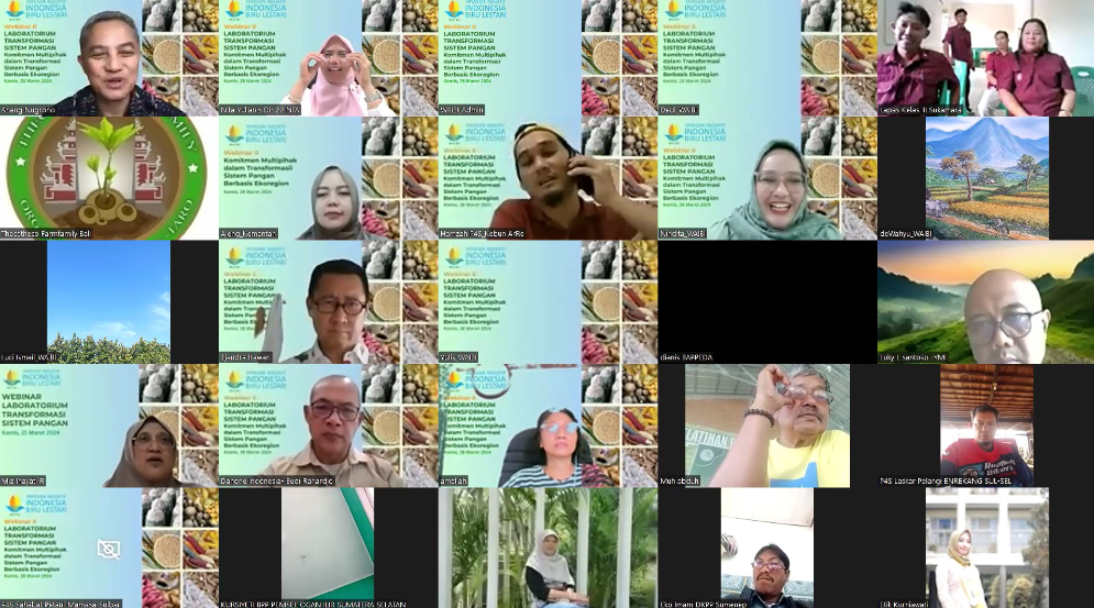 Seri Webinar II, Laboratorium Transformasi Sistem Pangan
